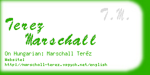 terez marschall business card