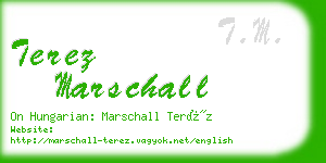 terez marschall business card